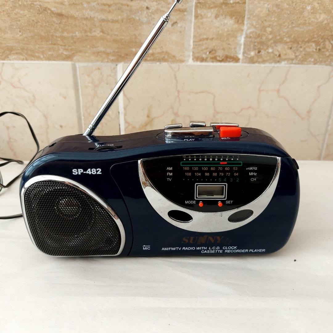 رادیو ضبط قدیمی سانی