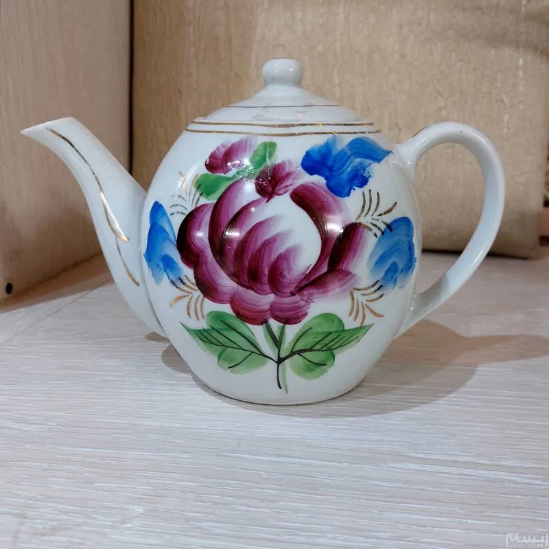 قوری گل سیبی ژاپن پهلوی