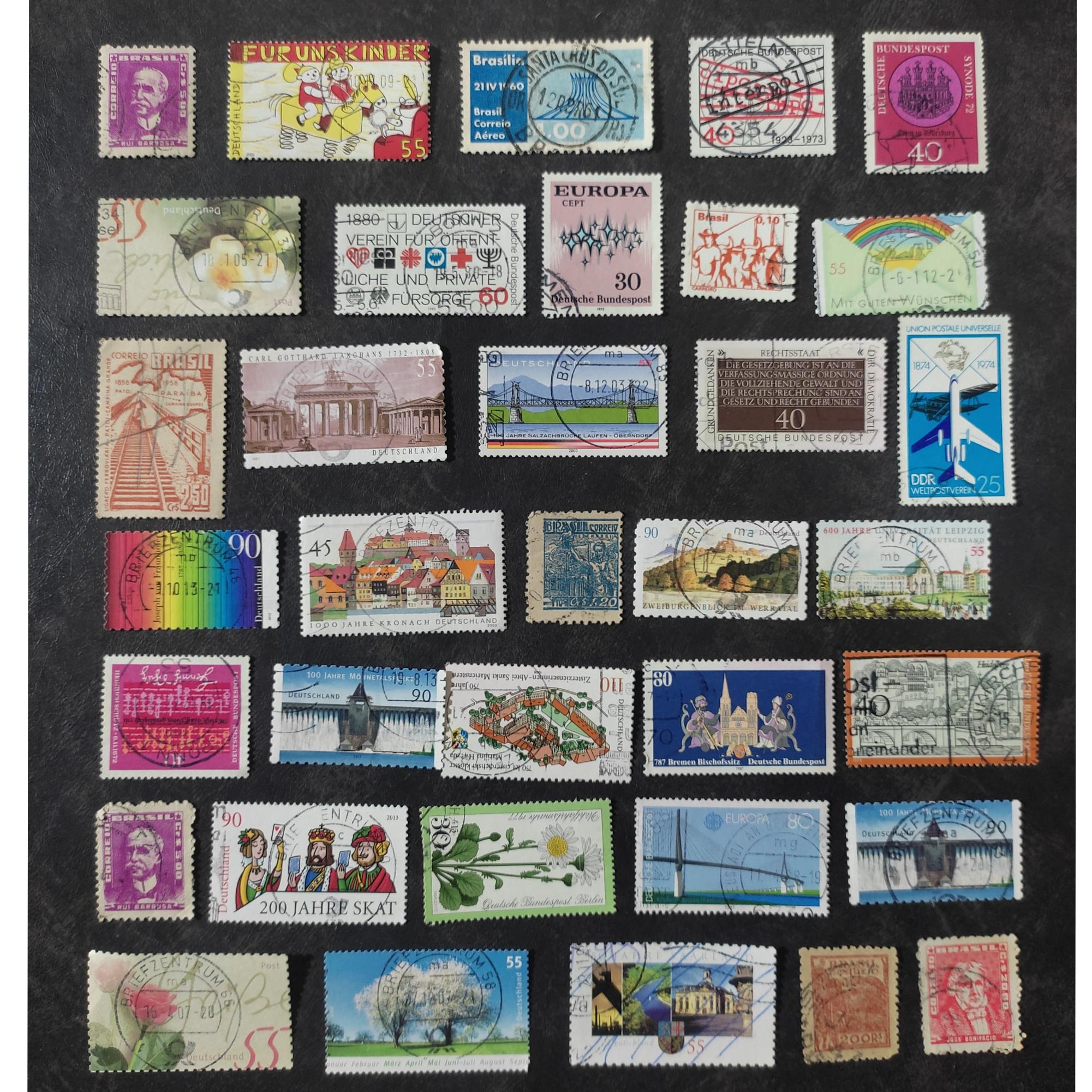 تمبر مهرخورده خارجی