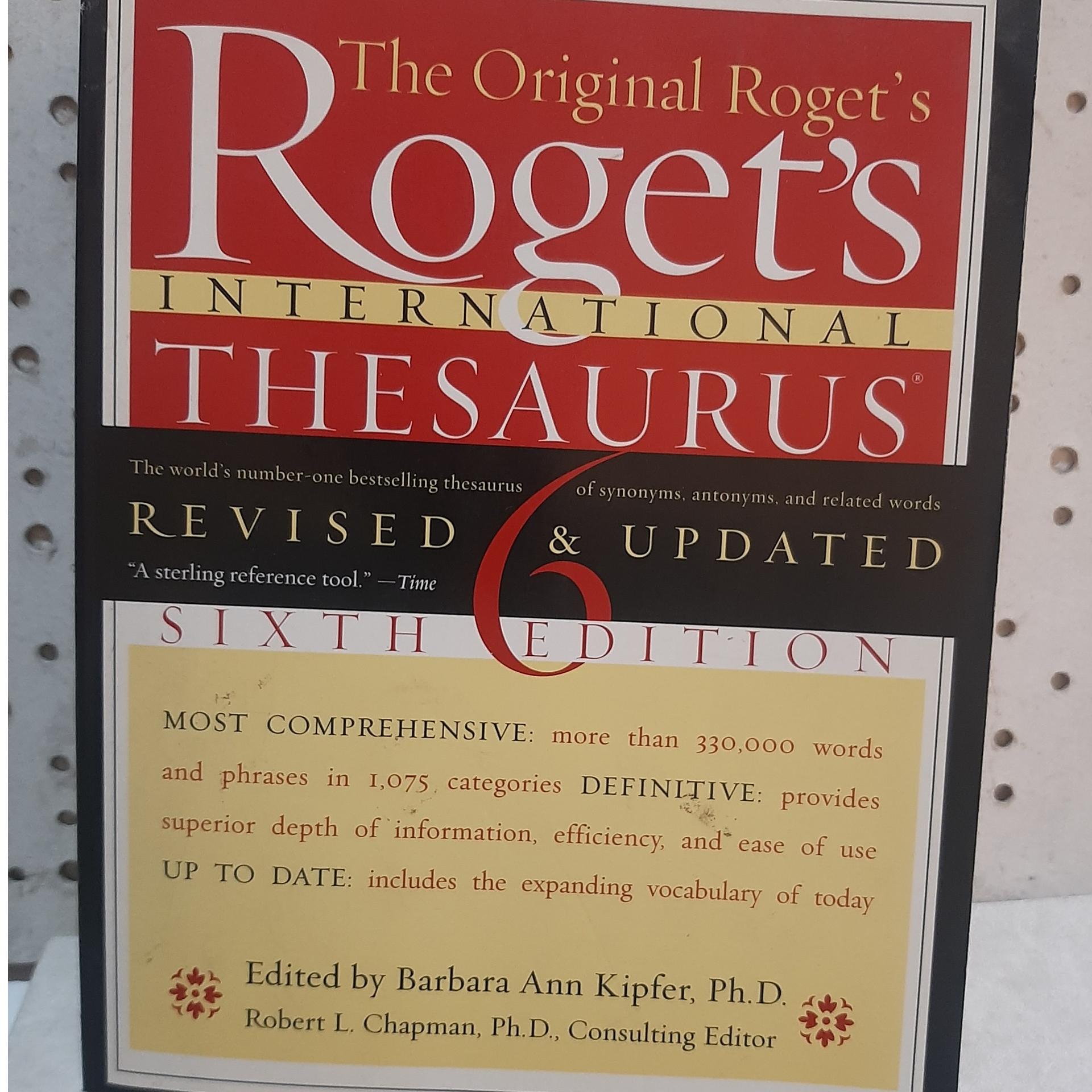 - Rogets International Thesaurus - زبان انگلیسی