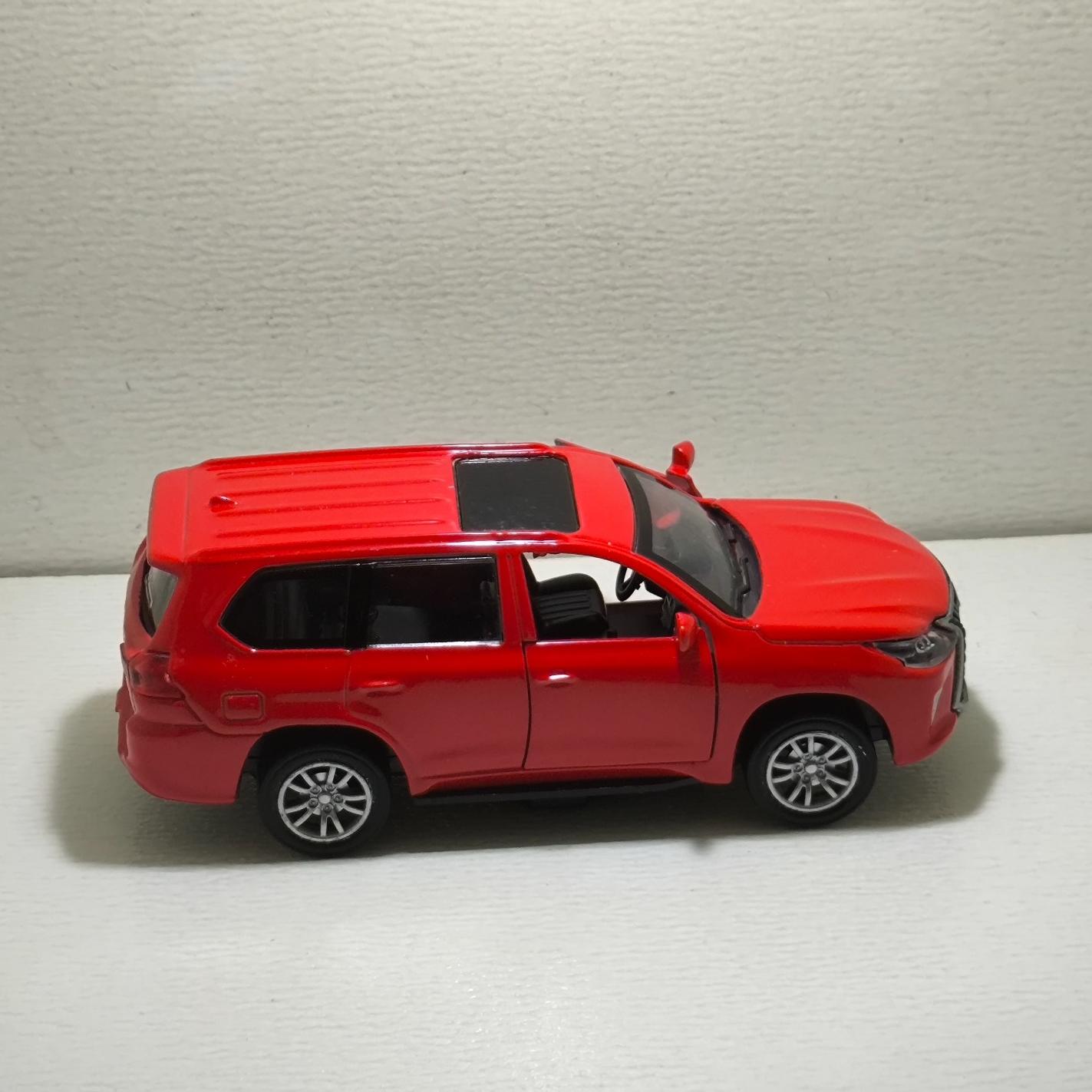 ماکت ماشین فلزی لکسوس LX570 رنگ قرمز