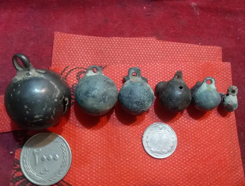 6 عدد سری زنگوله قدیمی