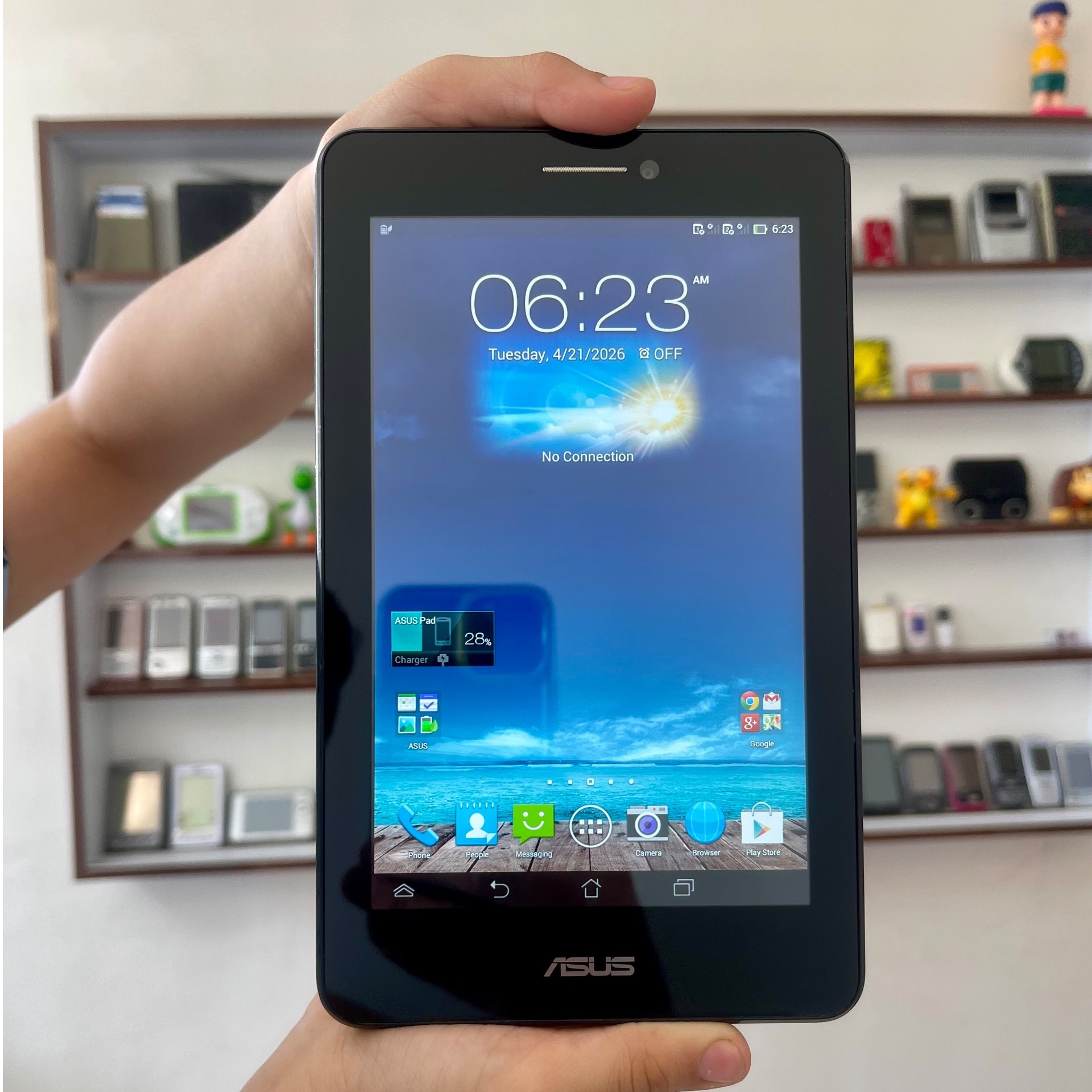 تبلت memopad hd7 دو سیم کارت با کارتن