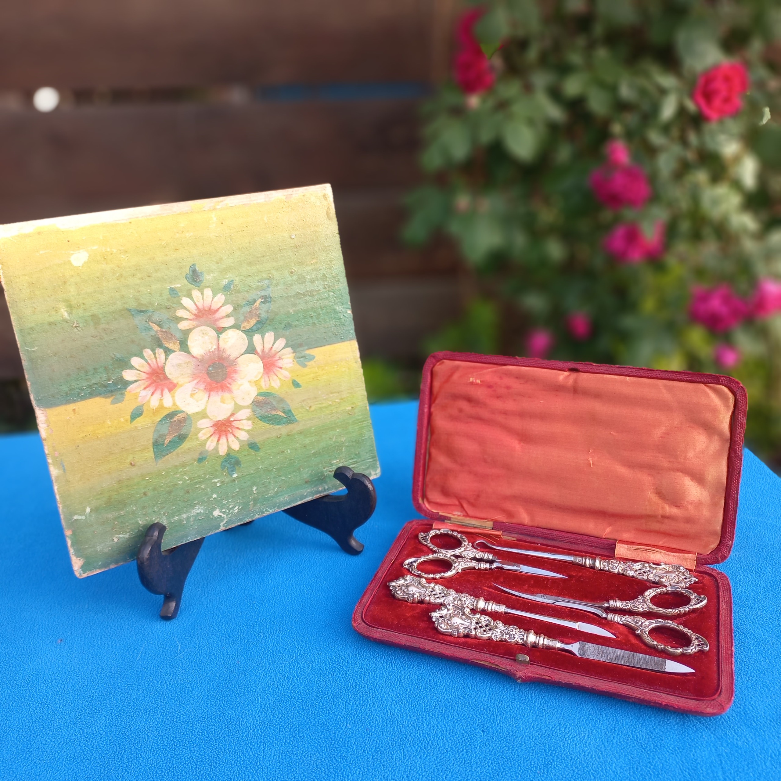 ست نقره مانیکور سلطنت اروپایی انتیک