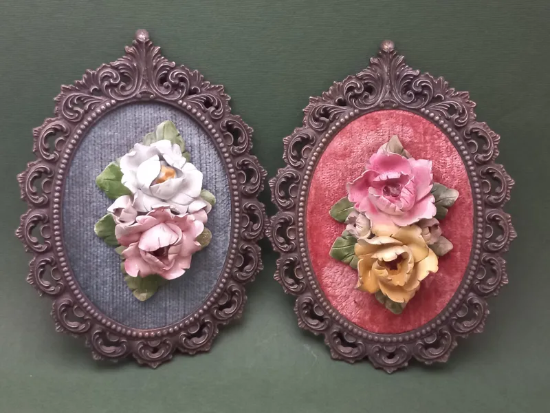 قاب گل چینی قدیمی