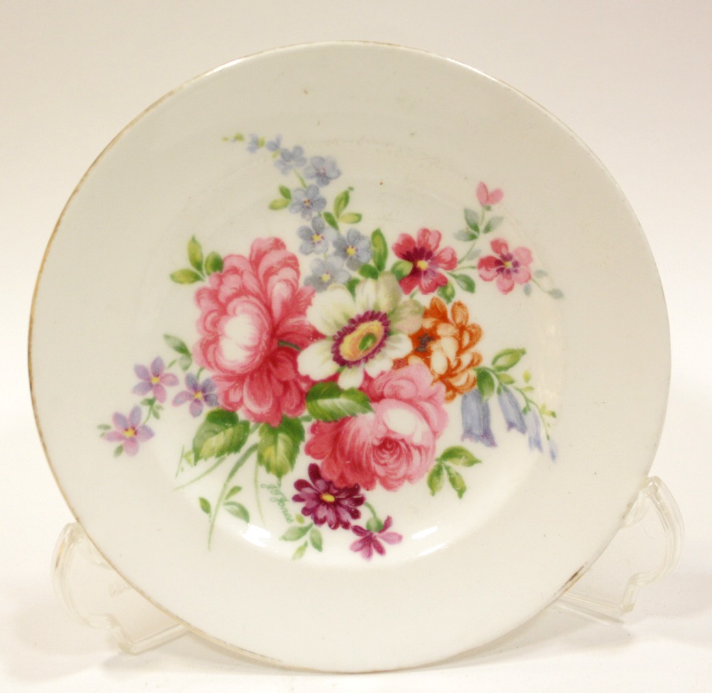 پلاک گل سرخی انگلیسی قدیمی و زیبا