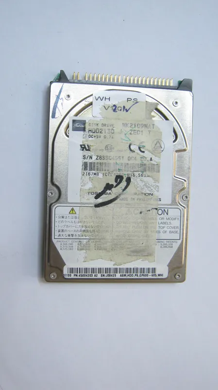هارد لپ تاپ کمیاب IDE 2.5 اینچی 44 پین ظرفیت 2 گیگ