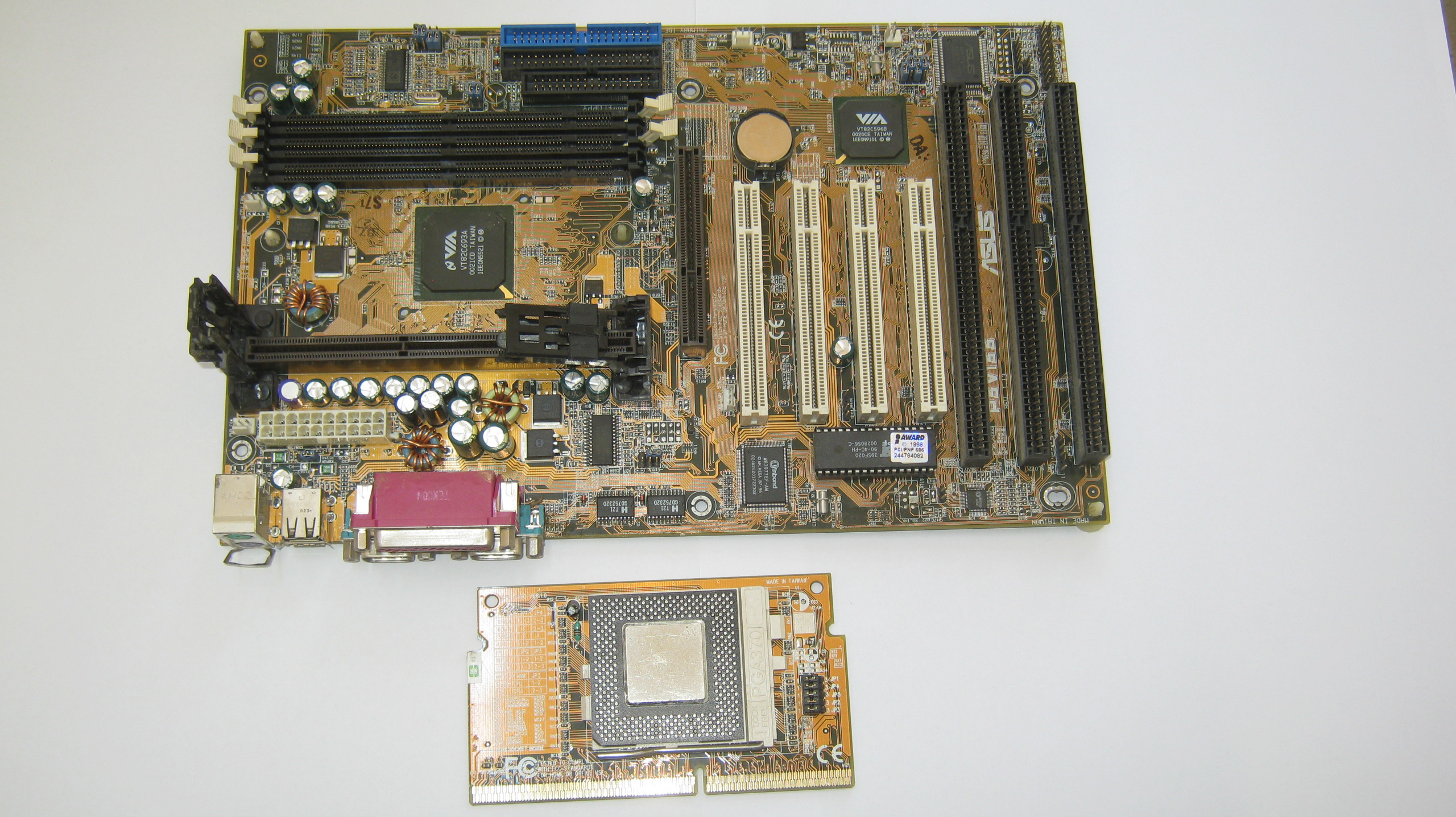 مادربرد ایسوس آیزا Asus P3V133 ISA پنتیوم 3