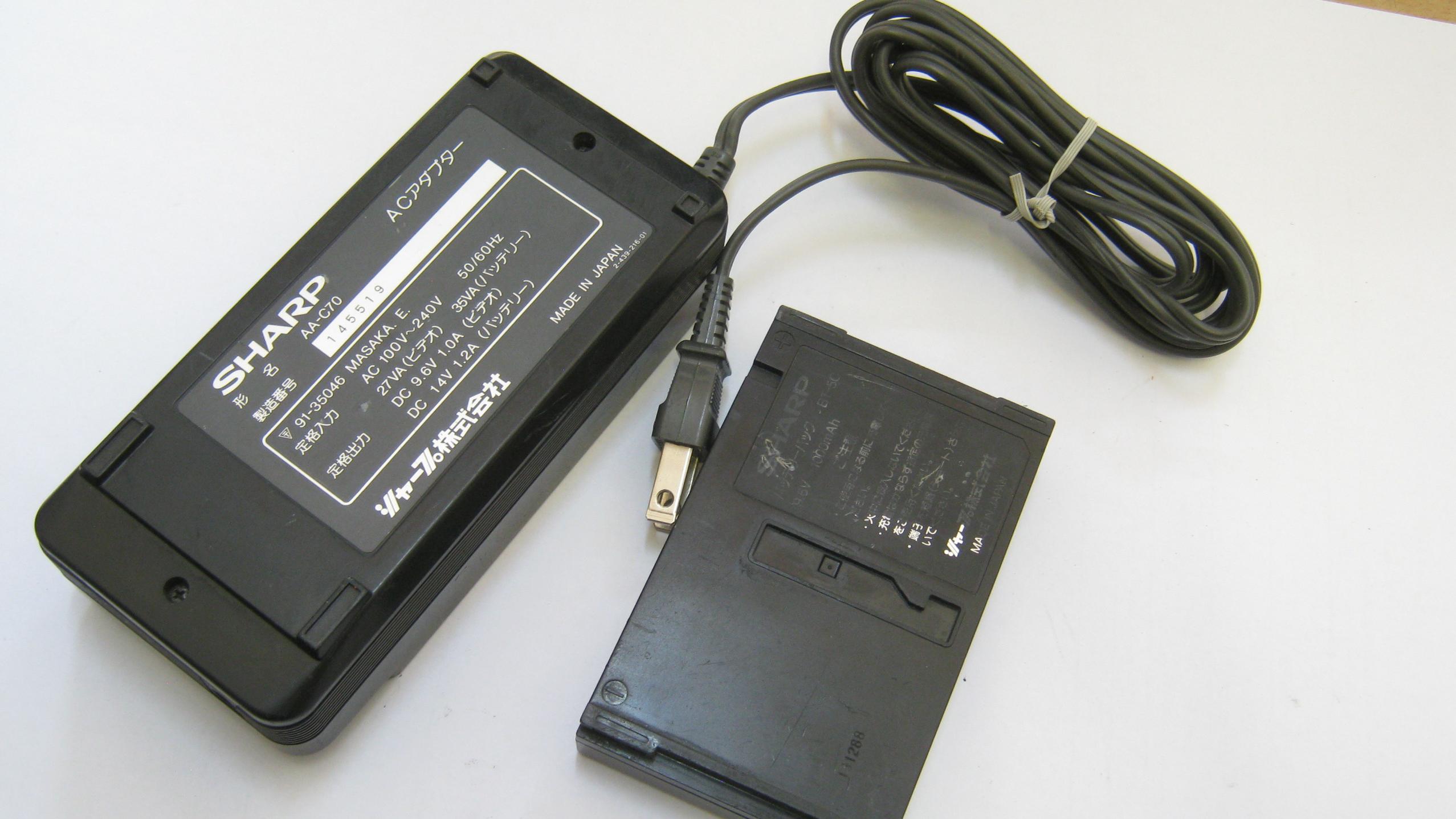 شارژر آداپتور SHARP ژاپن