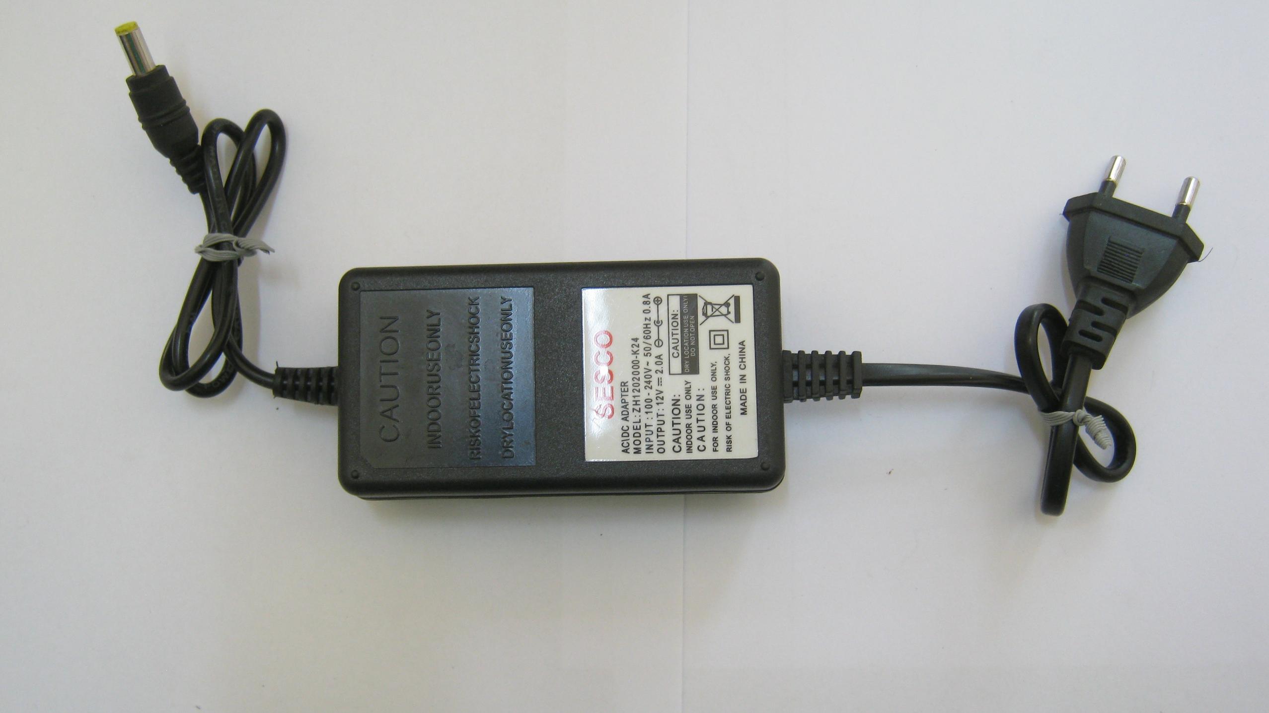 آداپتور 12 ولت 2 آمپر