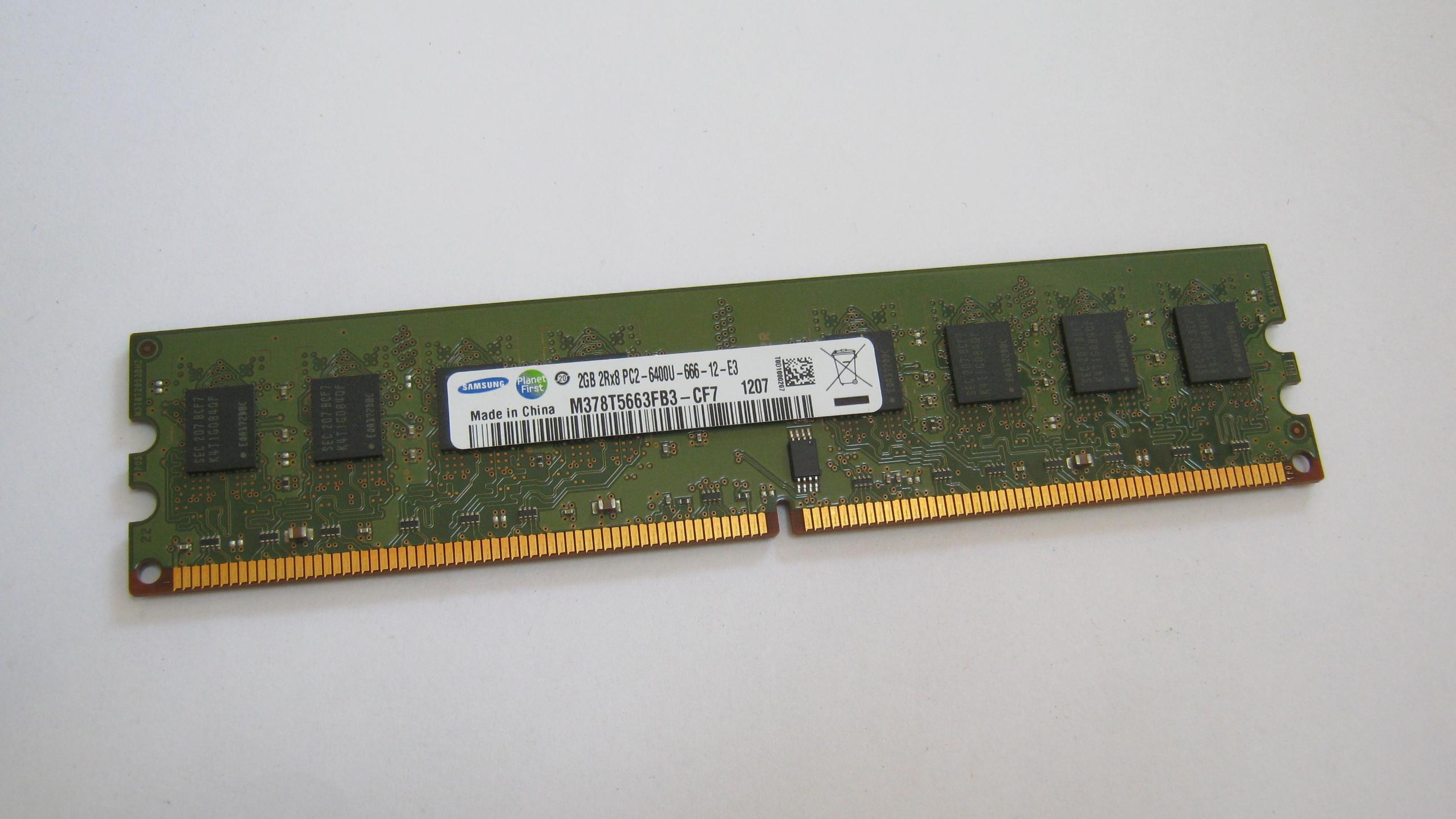 رم DDR2 ظرفیت 2GB SAMSUNG