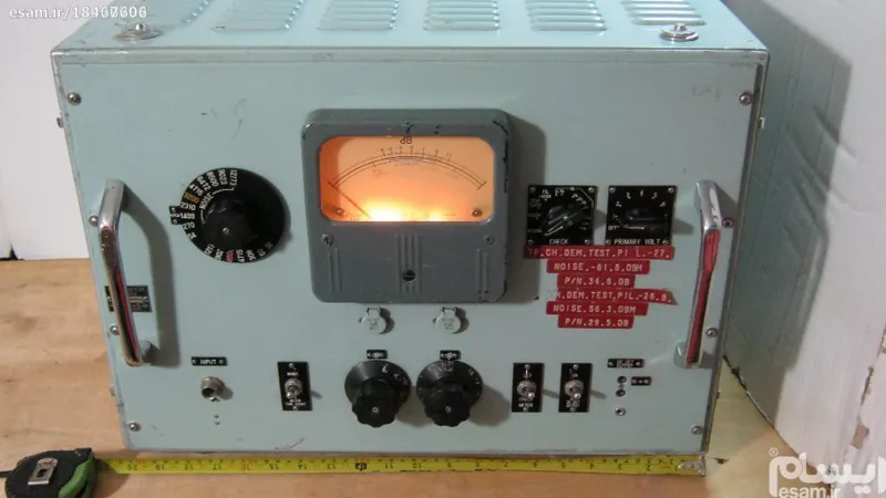 سیگنال level meter لامپی گرید نظامی وزن 25 کیلو