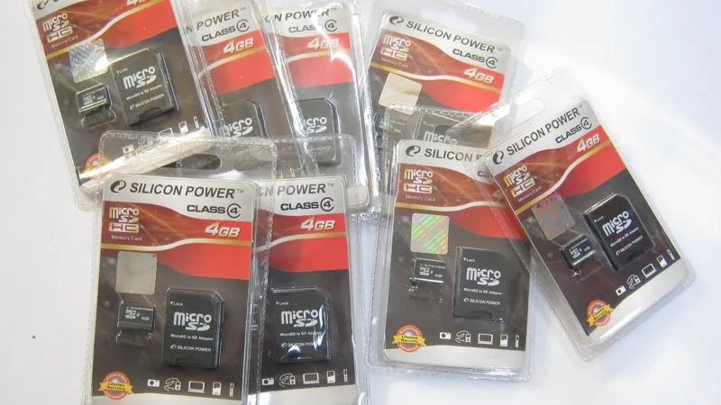 حراج رم قدیمی نو اصلی Silicon Power 4GB Micro SDHC