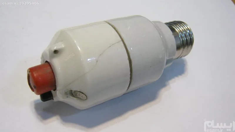 فیوز برق سرامیکی آنتیک از جنس چینی بسیار قدیمی