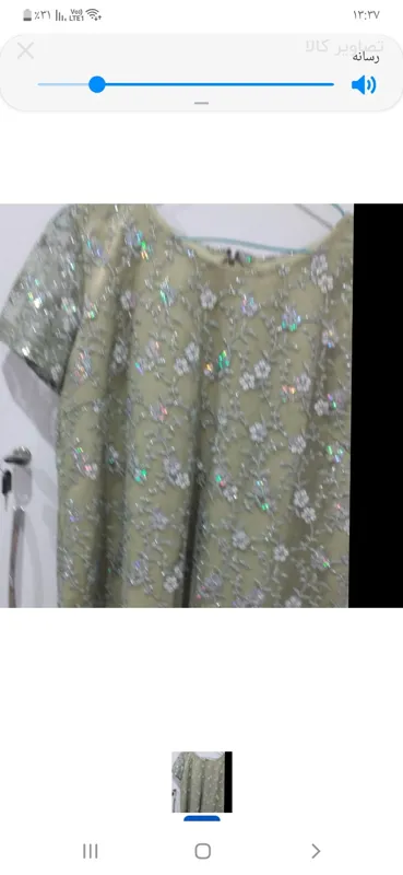 بلوز زنانه گیپور سبز