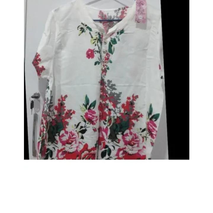 تیشرت نخی گلدار