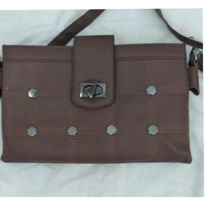 کیف مجلسی زنانه قهوه ای