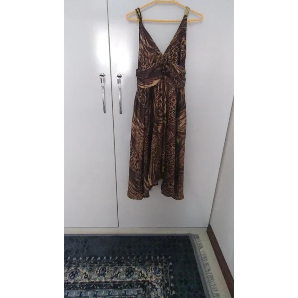 پیراهن مجلسی پلنگی زنانه