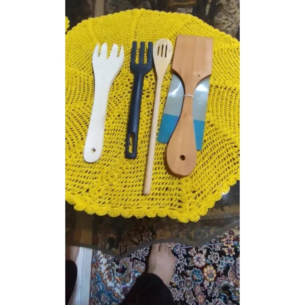 کفگیر وملاقه چوبی