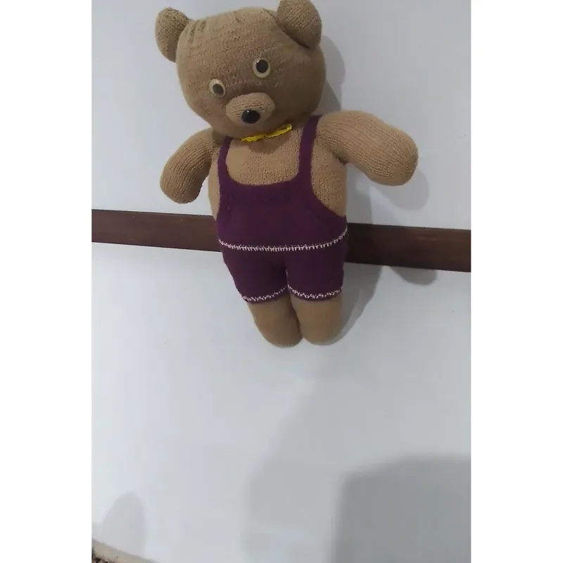 عروسک خرس بافتنی کار دست