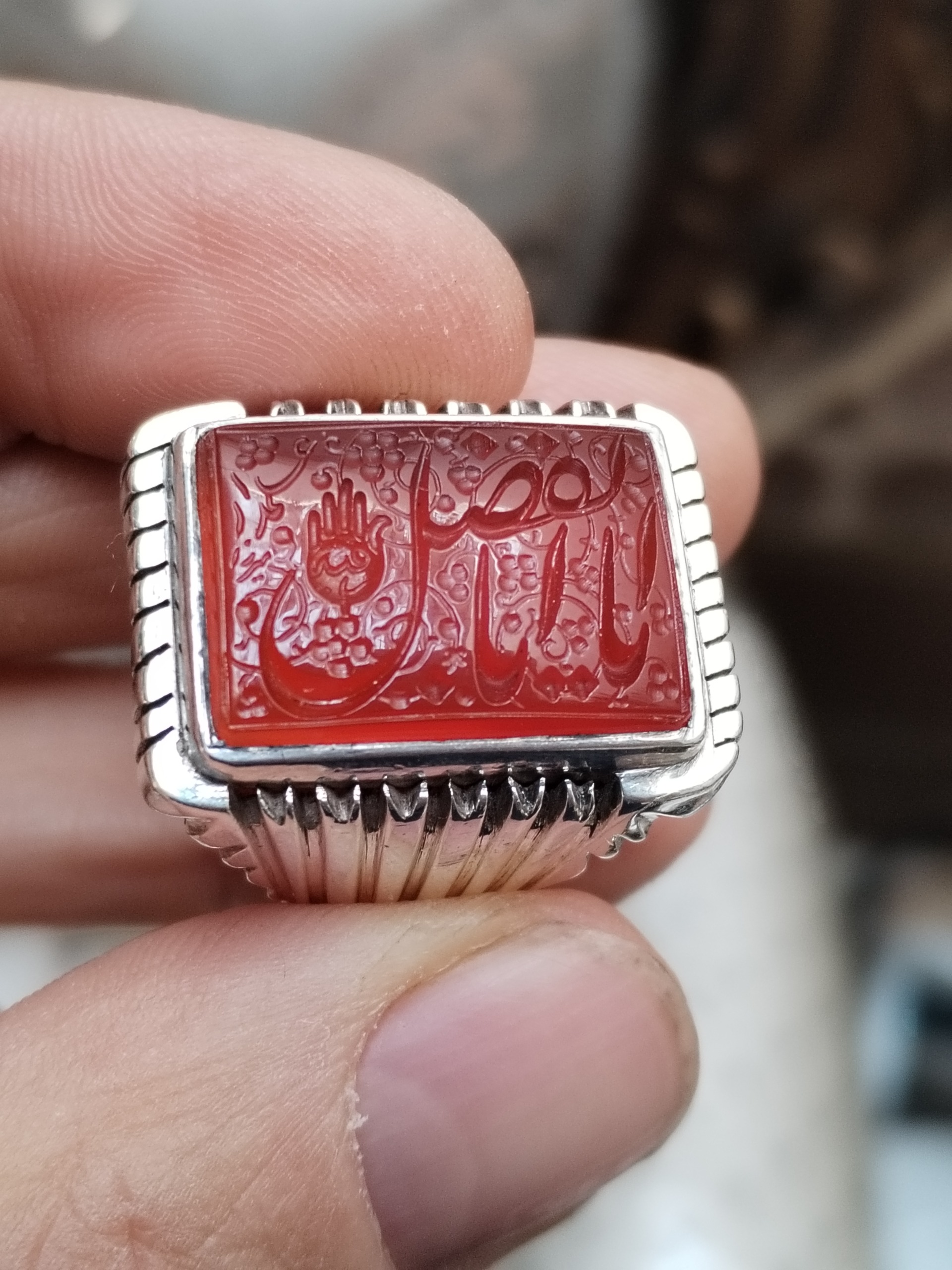 انگشتر خط استاد میرزا ( آتشباز)