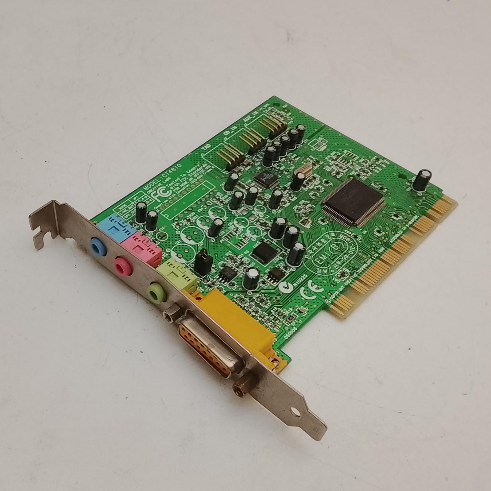 کارت صدا کریتیو CREATIVE PCI CT4810 سالم