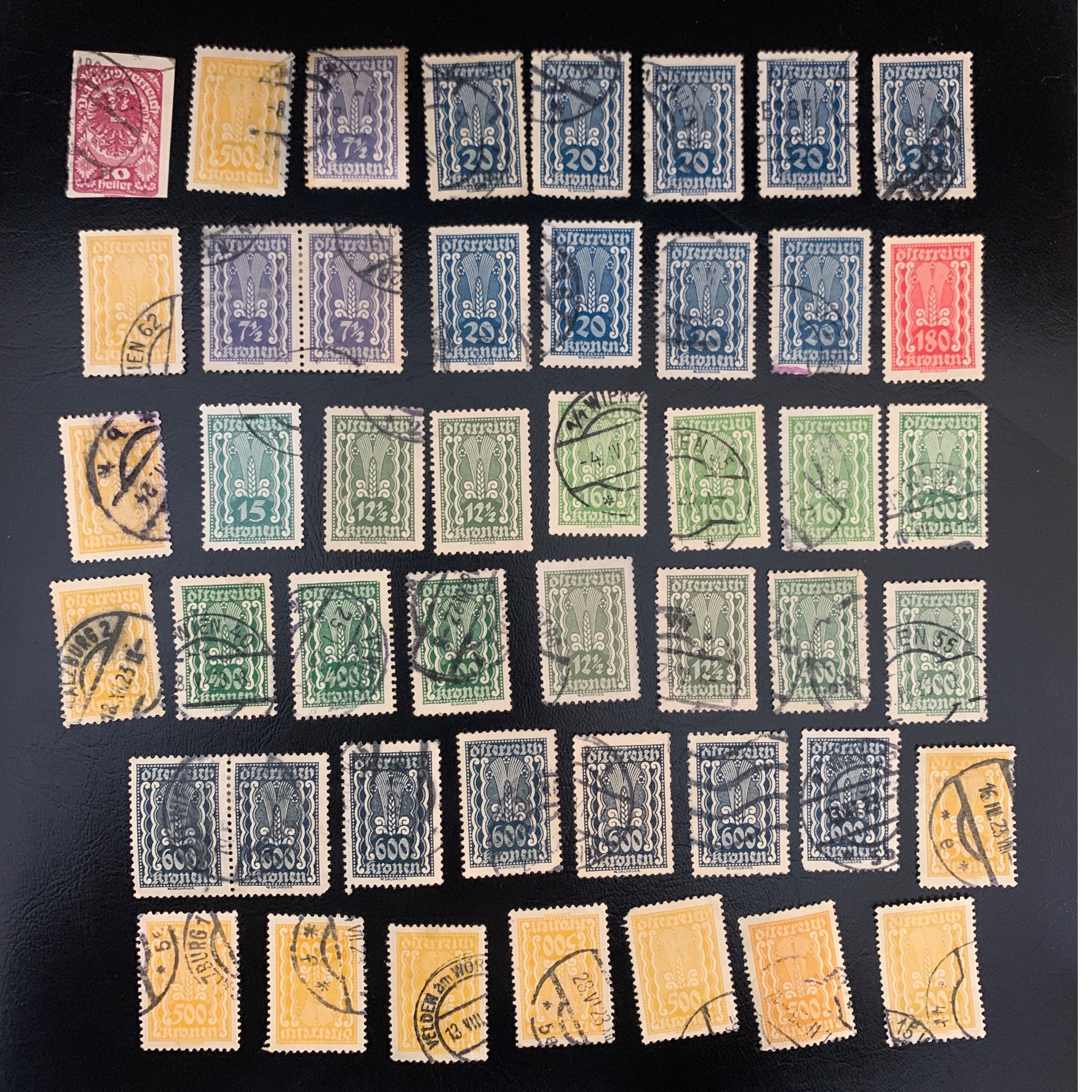 تمبر اتریش 1922