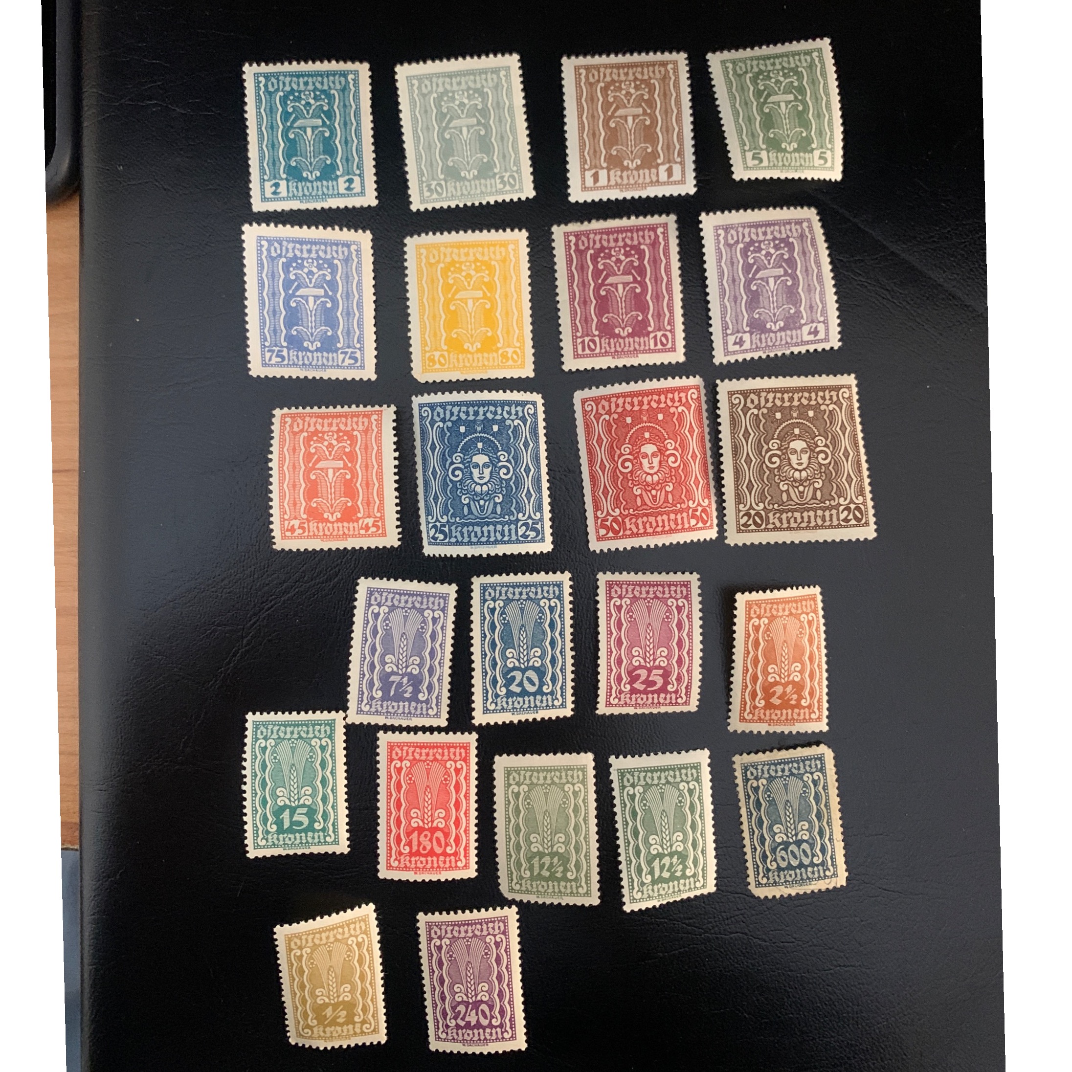 تمبر اتریش 1922