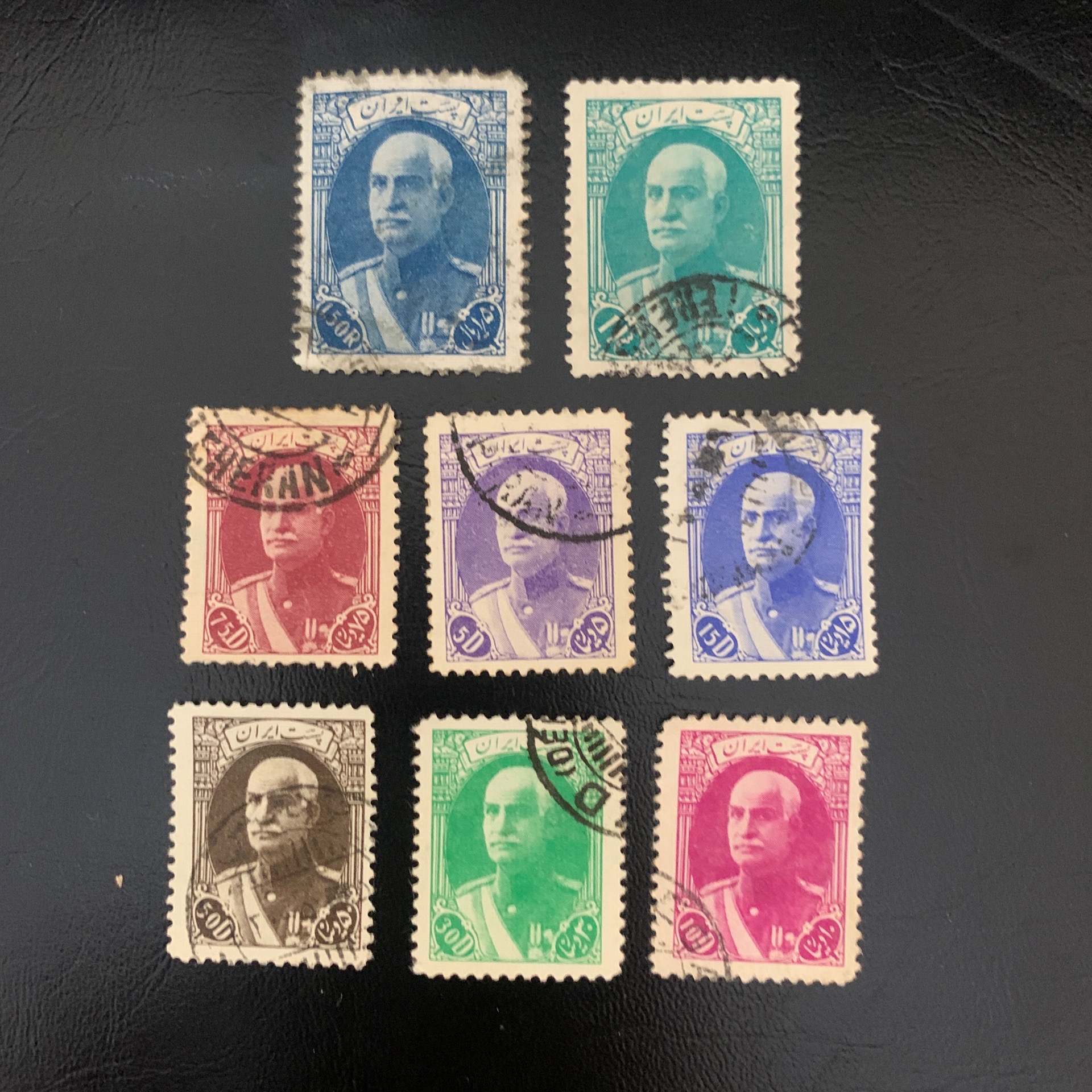 تمبر رضاشاه بدون زیرنویس