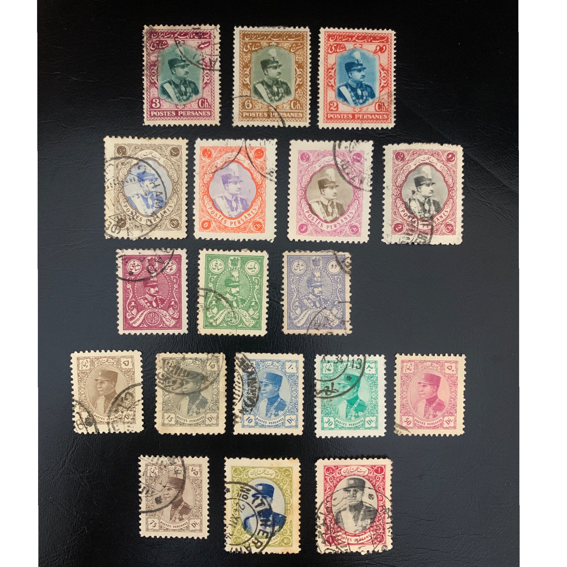 تمبر رضاشاه مجلسی، دیناری،