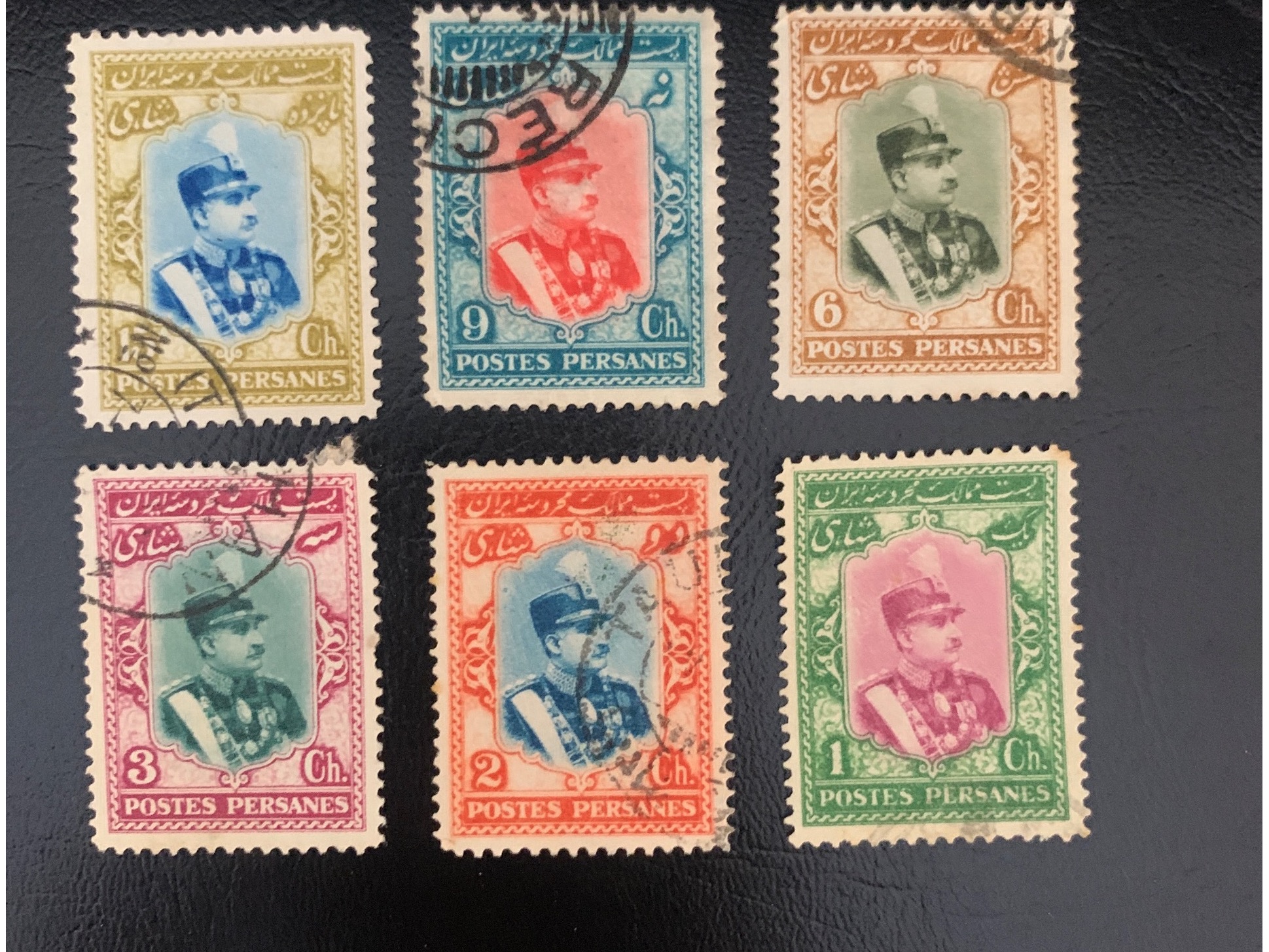 تمبر رضاشاه تاجگذاری