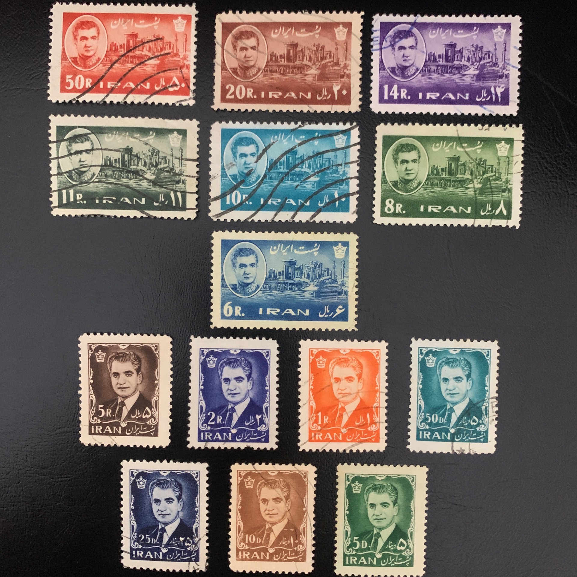 تمبر پهلوی سری پستی یازدهم