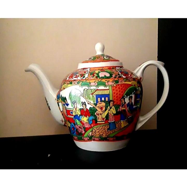 قوری بزرگ طرح نقاشی چینی
