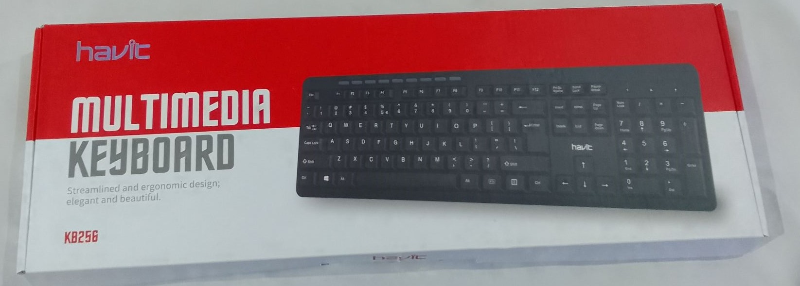 کیبورد هویت (Havit) مدل KB256 با حروف فارسی