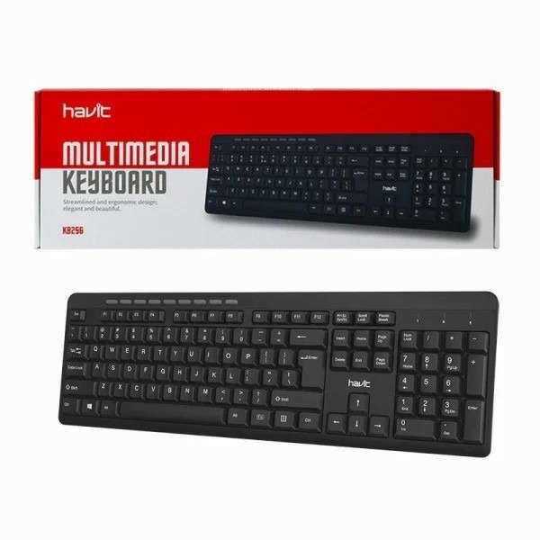 کیبورد هویت (Havit) مدل KB256 با حروف فارسی
