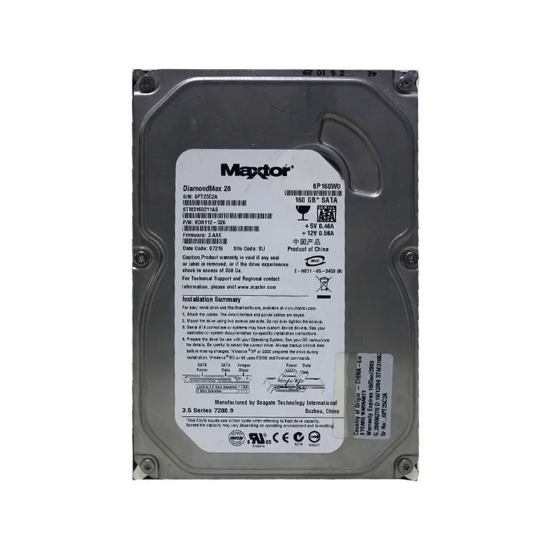 هارد Maxtor 160GB سلامت 13% - کد Code 177