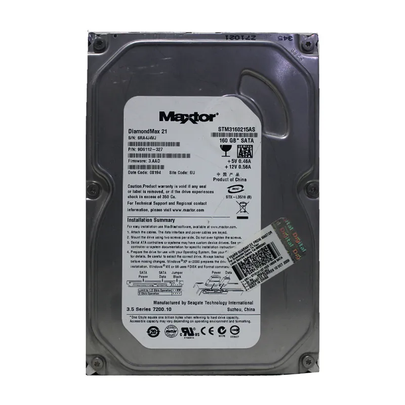 هارد Maxtor 160GB سلامت 100% - کد Code 178