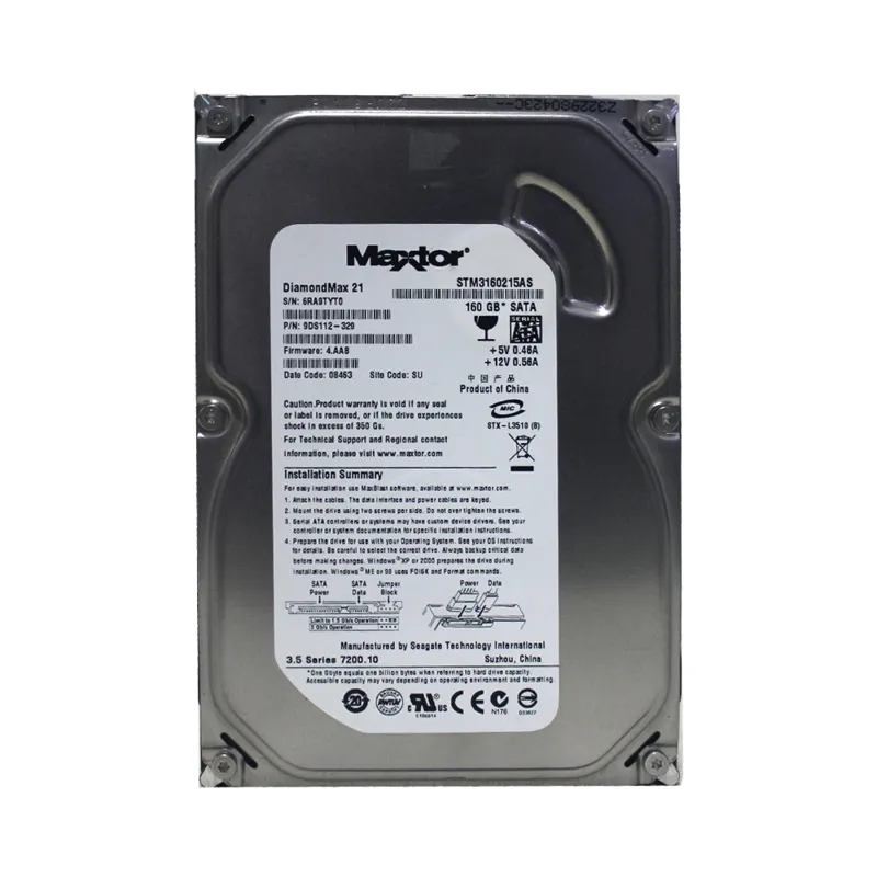 هارد Maxtor 160GB نو - کد Code 181