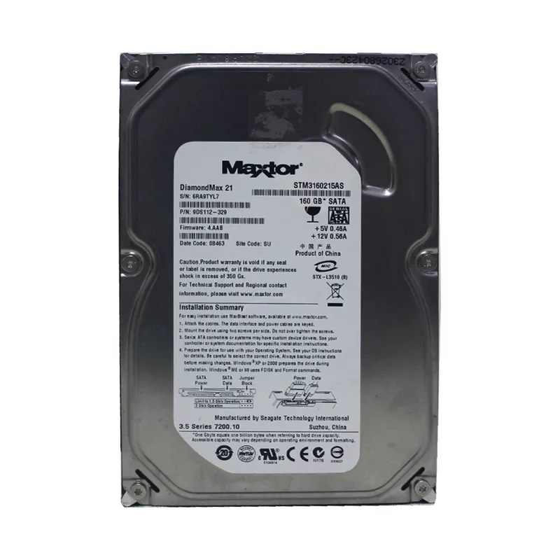 هارد Maxtor 160GB سلامت 100% - کد Code 187