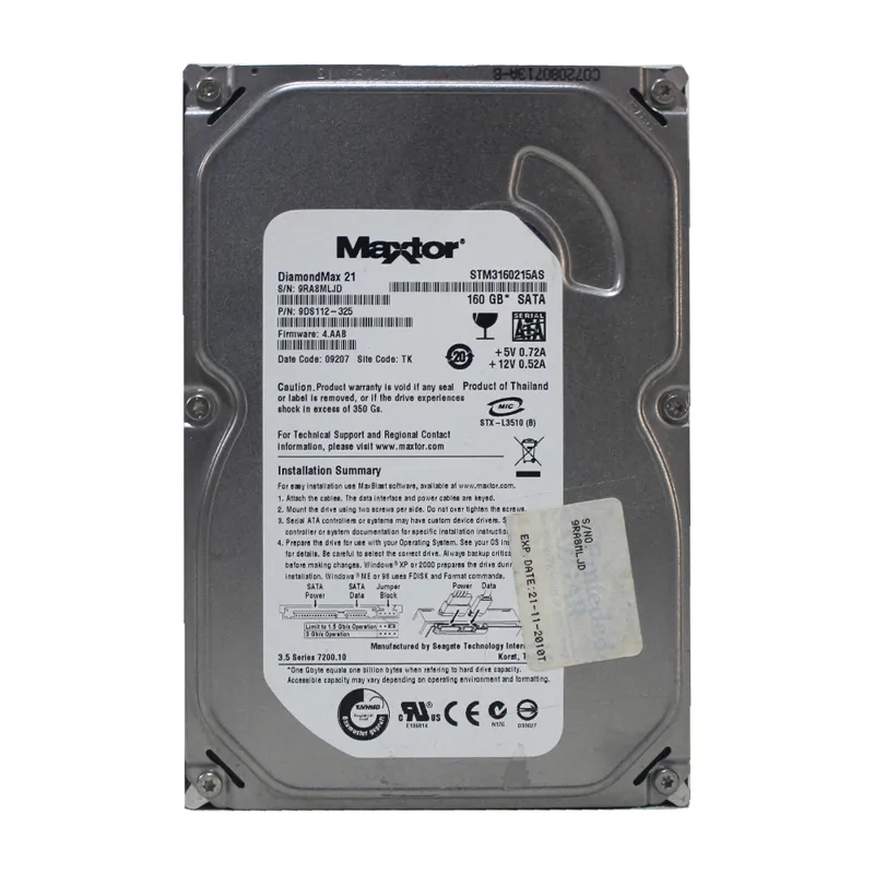 هارد Maxtor 160GB سلامت 100% - کد Code 192