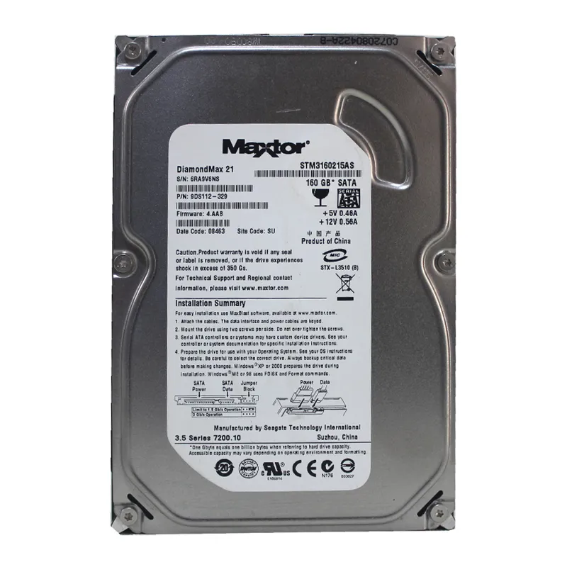 هارد Maxtor 160GB سلامت 100% - کد Code 194