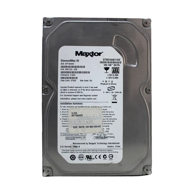 هارد Maxtor 160GB سلامت 78% - کد Code 199