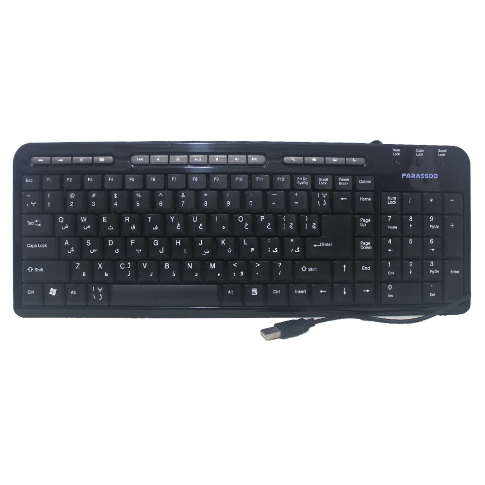 کیبورد FARASSOO-FCM3440 کد Code49 نو