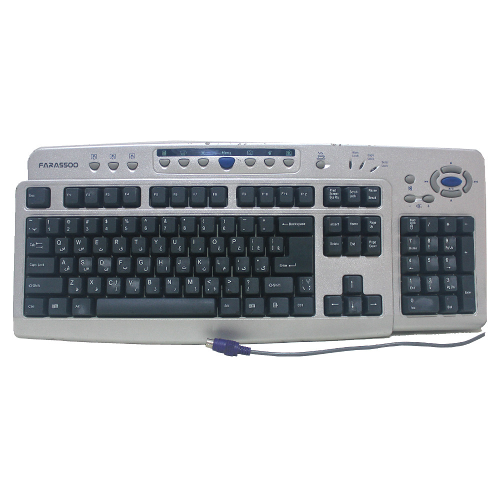 کیبورد FARASSOO-FCR8100 کدCode62 (توضیحات)