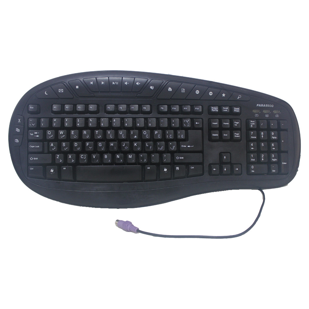 کیبورد FARASSOO-FCR8770i کد Code66 عالی