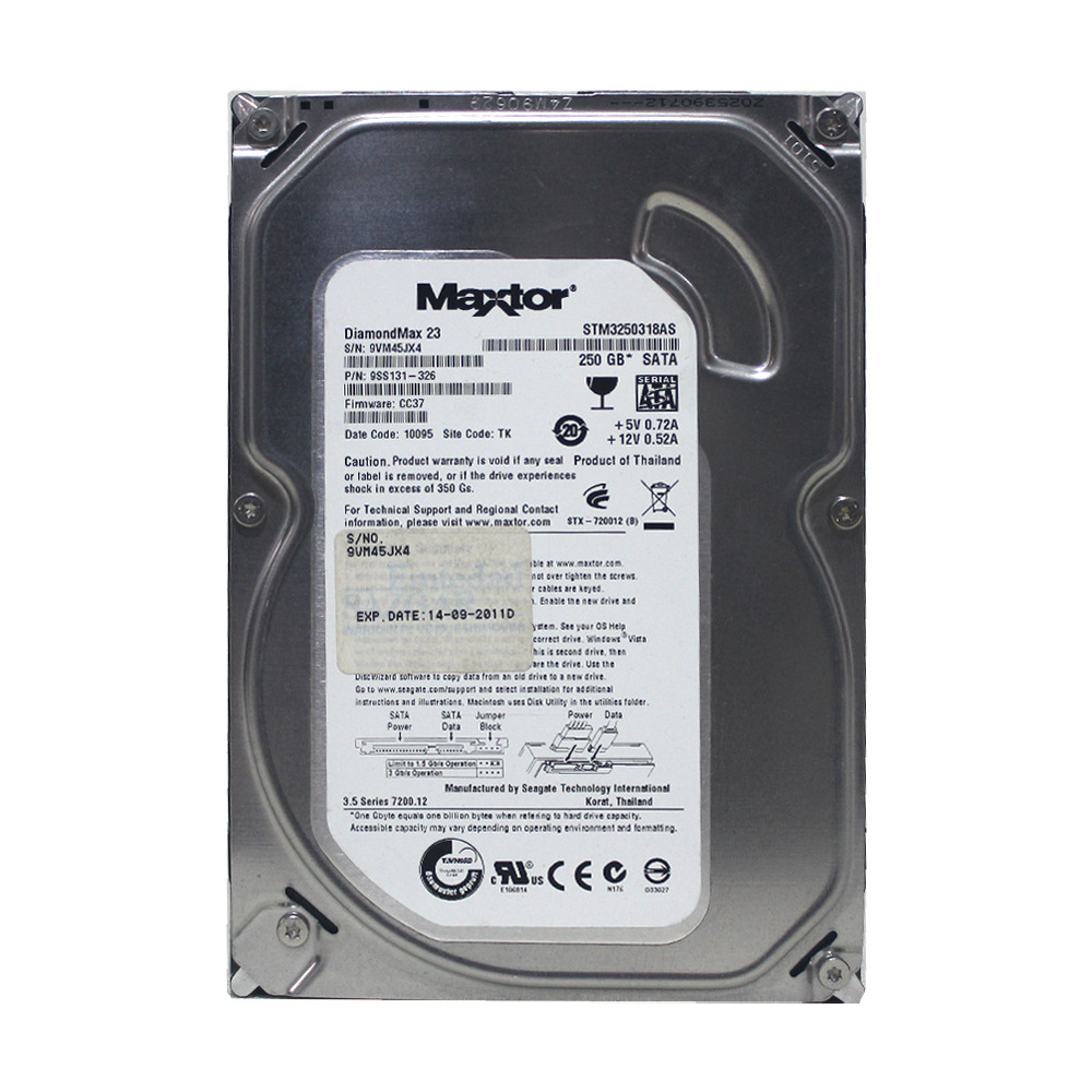 HDD Maxtor 250GB-100 درصد More 100 Code225