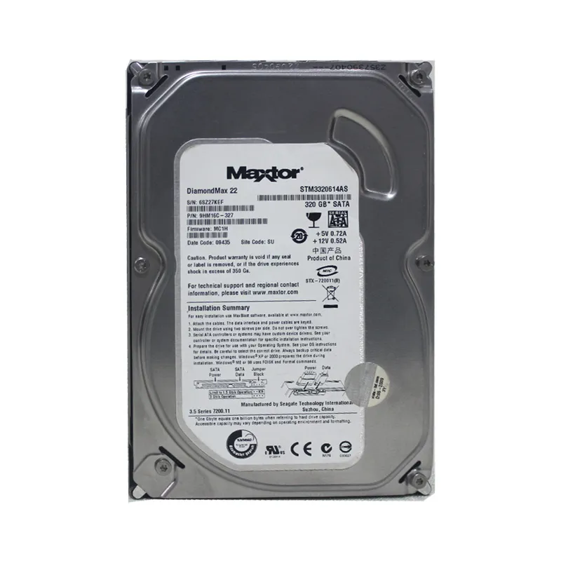 HDD Maxtor 320GB-64 درصد More 479 Code237