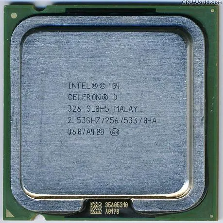 CPU CELERON® D 326 253/256/533