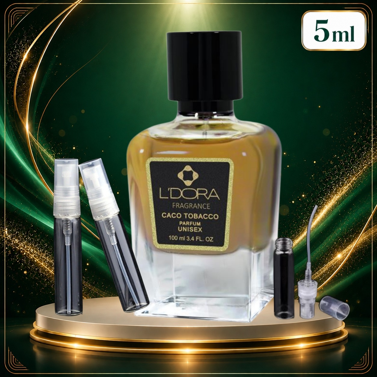 تستر 5 میل پرفیوم CACO TOBACCO لدورا