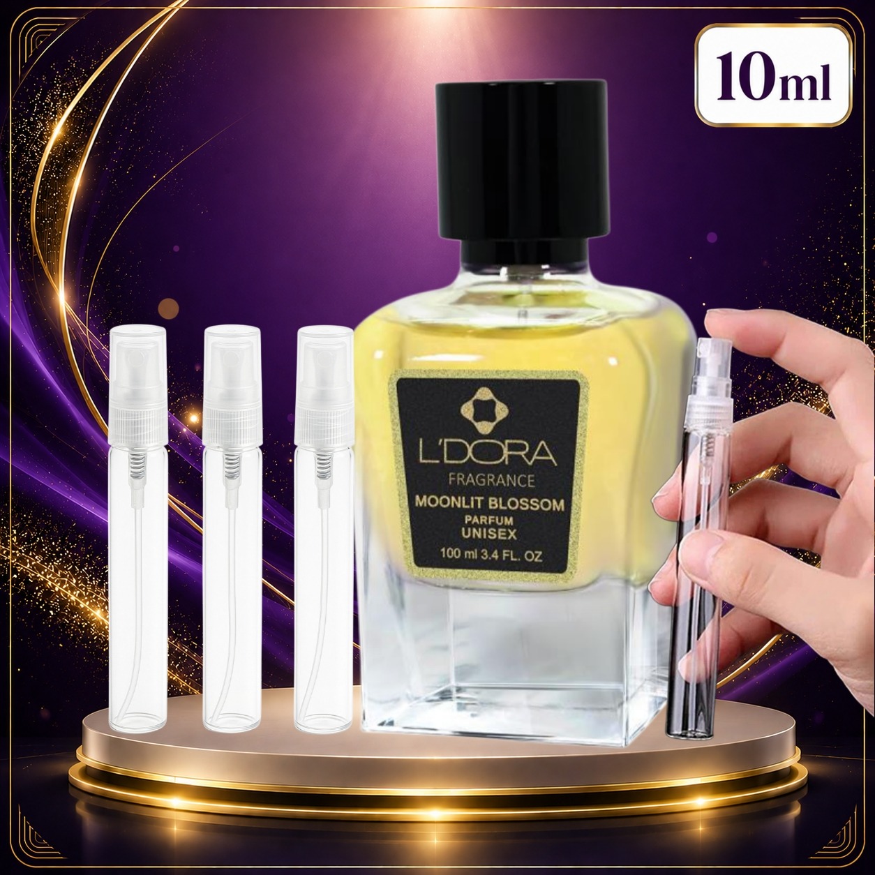تستر 10 میل پرفیوم MOONLIT BLOSSOM لدورا